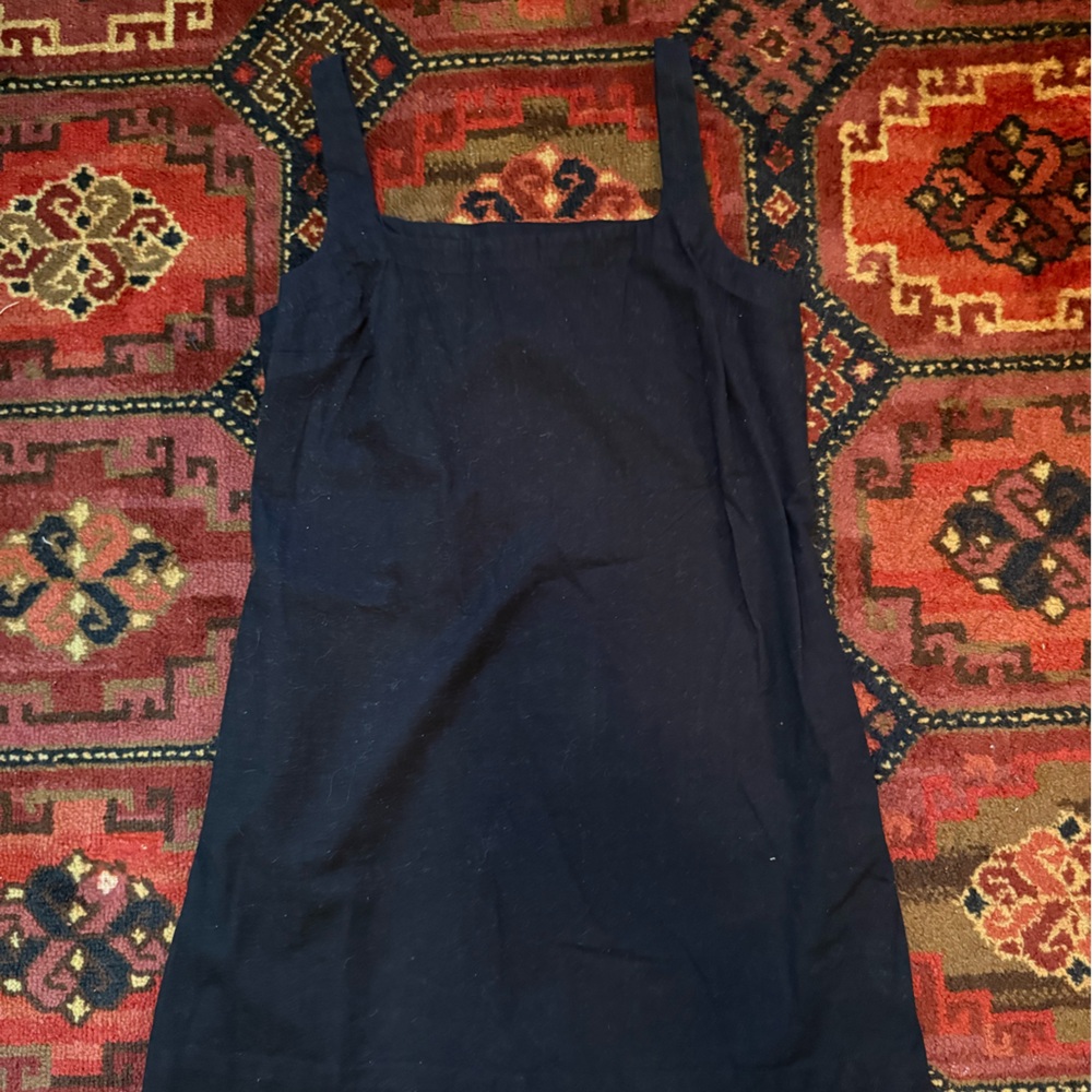 A New Day Black Linen Sundress